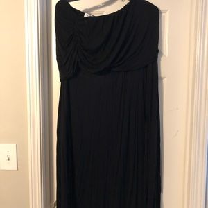 Bellino - Black Maxi Ruched- 3X